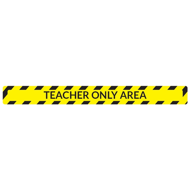 COVID-19 School Teacher Only Area Floor Sticker